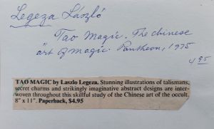 Legeza László cédula